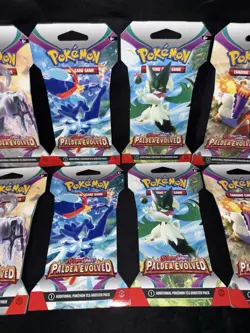 Pokemon TCG: Paldea Evolved Sleeved Booster Pack Art Sets (Lot of 10 Packs) - Image 3