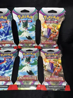 Pokemon TCG: Paldea Evolved Sleeved Booster Pack Art Sets (Lot of 10 Packs) - Image 4