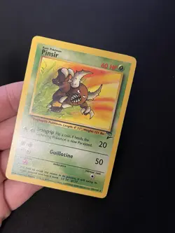 Pinsir 29/130 EXC Non Holo Rare Base Set 2 Pokemon Card Vintage 1999 WOTC 3 - Image 2