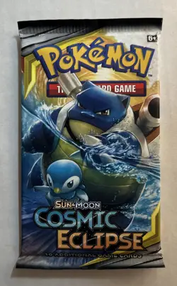 Pokemon Cosmic Eclipse Booster Pack X4 - Sealed - Sun & Moon Art Set + 1 CE pack - Image 3