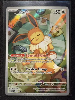 POKEMON SVP EN-SV BLACK STAR PROMO 2025 #173 EEVEE PRISMATIC EVOLUTIONS ETB - Image 1