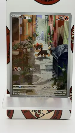 Pokemon TCG Mega Evolution: Litleo (Illustration Rare) English 139/132 - NM - Image 1