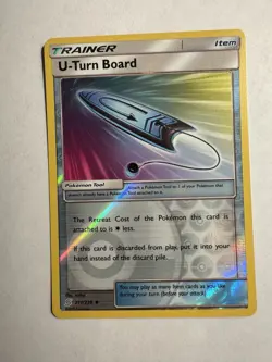 U-Turn Board 211/236 Sm-Unified Minds Reverse Holo Pokemon TCG NM/ M - Image 1