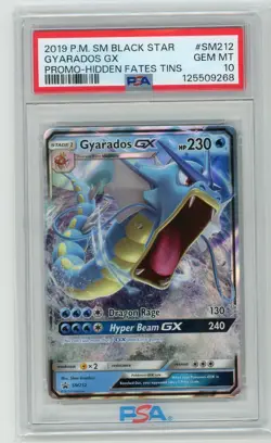 Pokemon TCG - Gyarados GX SM212 - Sun & Moon Promos - PSA 10 - Image 1
