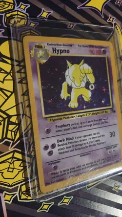 Pokemon TCG Hypno Fossil 8/62 Holo Unlimited Holo Rare - Image 2