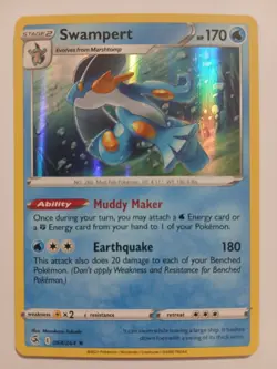 Swampert 064/264 Fusion Strike Pokemon TCG Holo Rare LP/Nm - Image 1