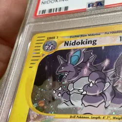 2003 POKEMON AQUAPOLIS #150 NIDOKING-HOLO PSA 9-Holo swirl in mouth! - Image 5