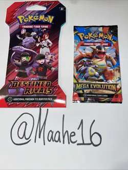 Pokemon TCG Sealed Lot Mega Evolutions + Destined Rivals - Image 1