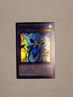 Dracotail Gulamel JUSH-EN007 Super Rare Yu-Gi-Oh 1st Ed Justice Hunters NM/MINT - Image 1