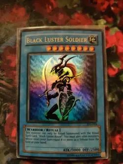 Yugioh Black Luster Soldier Unlimited SYE-024 MP w/ Black Luster Ritual LP - Image 1