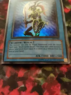 Yugioh Black Luster Soldier Unlimited SYE-024 MP w/ Black Luster Ritual LP - Image 3