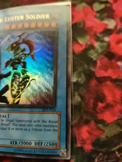 Yugioh Black Luster Soldier Unlimited SYE-024 MP w/ Black Luster Ritual LP - Image 4