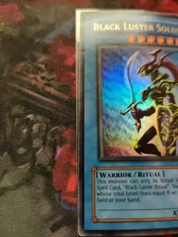Yugioh Black Luster Soldier Unlimited SYE-024 MP w/ Black Luster Ritual LP - Image 5