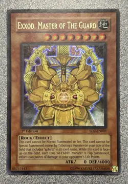 Exxod, Master of the Guard SD7-EN001 Ultra Rare 1st Edition LP - Image 1