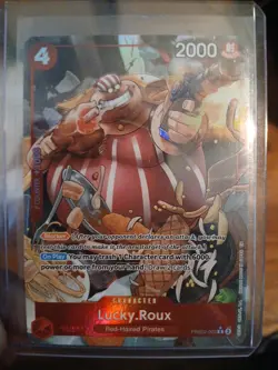 Lucky Roux R PRB02-003 ALT ART Rare One Piece ENGLISH Edition Vol. 2 NM Card TCG - Image 1