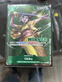 Okiku (Winner Pack Vol. 4) OP01-035 One Piece Promotion Cards Foil - Image 1
