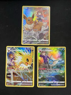Pokemon Card Collection Lot Full Arts Sir Holos TCG Eeveelutions Lot NM - Image 2