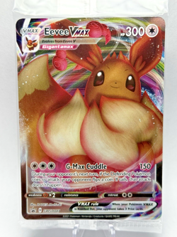 2021 Pokemon TCG Sword & Shield Sealed Eevee Vmax Black Star Promo Card SWSH087 - Image 2