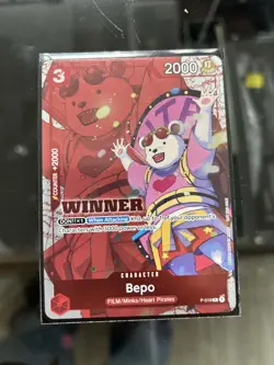 Bepo (Winner Pack Vol. 7) P-019 One Piece Promotion Cards Foil - Image 1