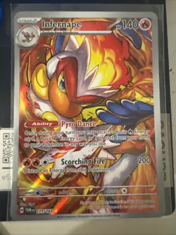 Infernape Illustration Twilight Masquerade Pokemon TCG Card 173/167 - Image 1