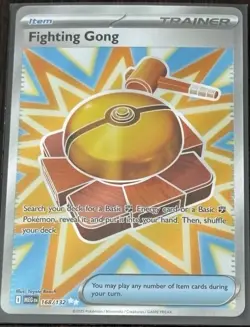 Pokemon TCG Mega Evolution Ultra Rare Card Fighting Gong 168/132 - Image 1