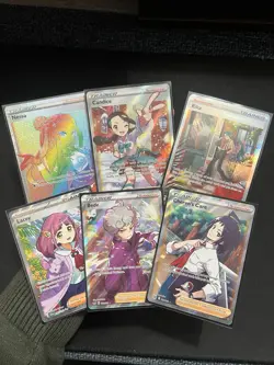 Pokemon Card Collection Lot Full Arts Sir Holos TCG Female Trainer Lot NM - Image 1