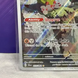 Pokemon TCG Fraxure Card 077/064 IR Sv: Shrouded Fable - Image 3