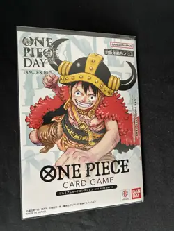 One piece Day 2025 Promo Card Premium Collection Japanese Luffy P-110 Loki - Image 2