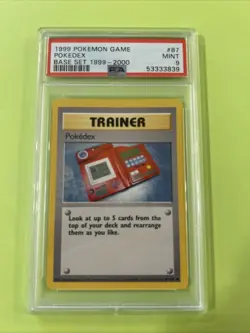 Pokedex 87/102 Base Set (PSA 9) Pokemon Playing Card 1999-2000 - Image 1