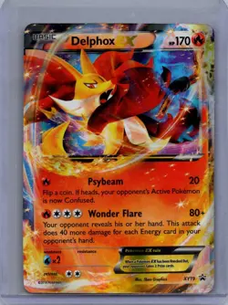 Delphox EX XY19 - Pokemon TCG XY Promo Ultra Rare Card NM - Image 1