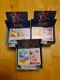 One Piece CCG Bulk Commons/ Uncommons 1000+ cards from OP03 Pillars Of Strength - Image 1