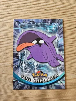 Shellder #90 - Topps Pokemon Card Blue Logo - Image 1