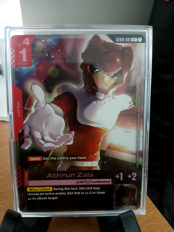 Athrun Zala Alternate Art Foil - ST04-011 C+ NM - Gundam TCG Card Game - Image 1