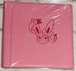 Pokemon Sylveon Eevee GX Advanced theme 480 Slots Card Sealed Binder Sleeve J70 - Image 1