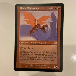 Rorix Bladewing Onslaught Magic: The Gathering Card Light Play Condition - Image 1