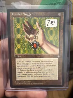 Jeweled Amulet Ice Age Regular NM MTG TCG Card Magic The Gathering - Image 1