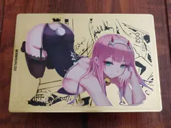 Zero Two / Code: 002 - Darling In The Flanxx - Goddess Story Gold Metal Card - Image 1