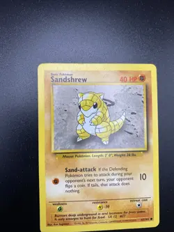 Sandshrew 62/102 Base Set Pokemon Card - Image 3
