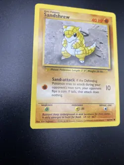 Sandshrew 62/102 Base Set Pokemon Card - Image 4