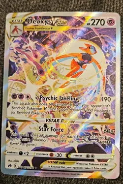 Deoxys VSTAR Crown Zenith: Galarian Gallery Ultra Rare Card GG46/GG70 - Image 1