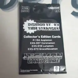 Digimon Story Time Stranger Collector's Edition Cards Sealed Pack - Image 1
