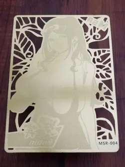 Nico Robin - One Piece - Goddess Story Gold Metal MSR-004 Card - Image 1