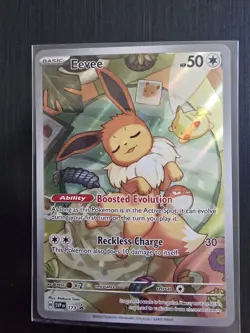 Pokemon Card - Eevee 173 Prismatic Evolutions SVP Black Star Promo Holo - Image 1