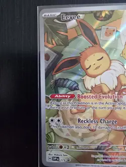 Pokemon Card - Eevee 173 Prismatic Evolutions SVP Black Star Promo Holo - Image 3