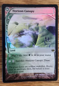Horizon Canopy Foil NM Condition, English Future Sight MTG Magic Card, Dual Land - Image 3