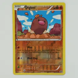 Diglett 58/146 Reverse Holo Common XY Pokemon Card - Image 1