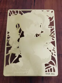 Perona - One Piece - Goddess Story Gold Metal MSR-001 Card - Image 2