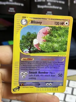 #2 Blissey 6/147 Aquapolis 2002 Reverse Holo Rare Pokemon Card TCG - Image 4