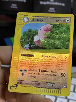#2 Blissey 6/147 Aquapolis 2002 Reverse Holo Rare Pokemon Card TCG - Image 5