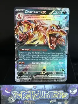 Pokemon Card Charizard ex 054/091 Paldean Fates Double Rare Near Mint - Image 1
